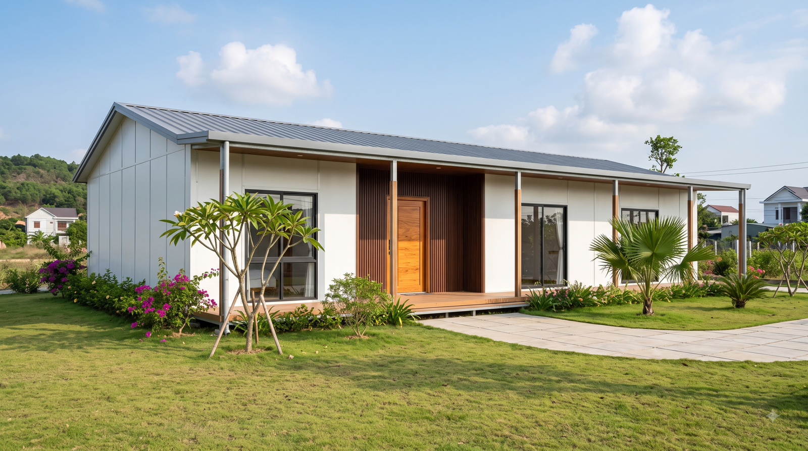 Thi công nhà lắp ráp panel tại Tây Ninh