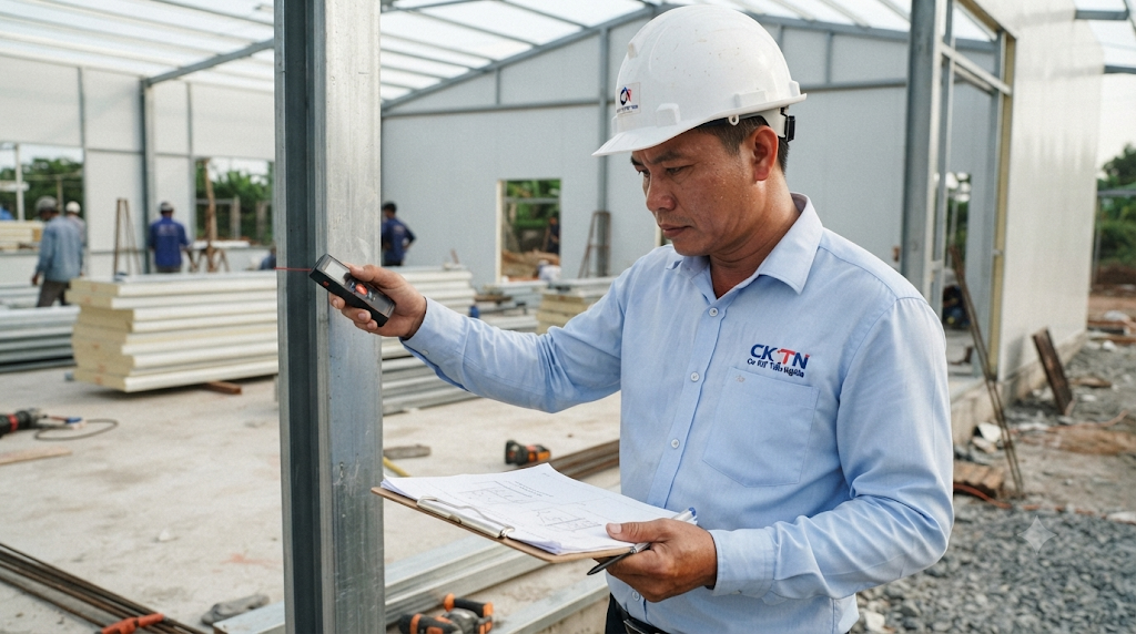 Khảo sát đo đạc báo giá thi công nhà panel tại Tây Ninh - Xingfa Tiếu Nghĩa